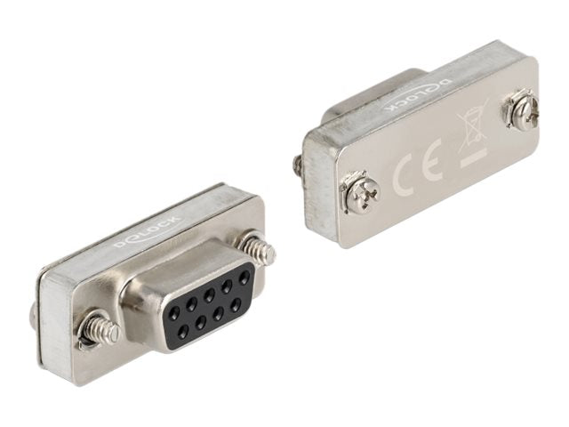 DELOCK RS-232/422/485 Loopback Adapter mit DB9 Buchse - Vorderansicht