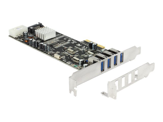 DELOCK PCI Express x4 Karte Vorderansicht