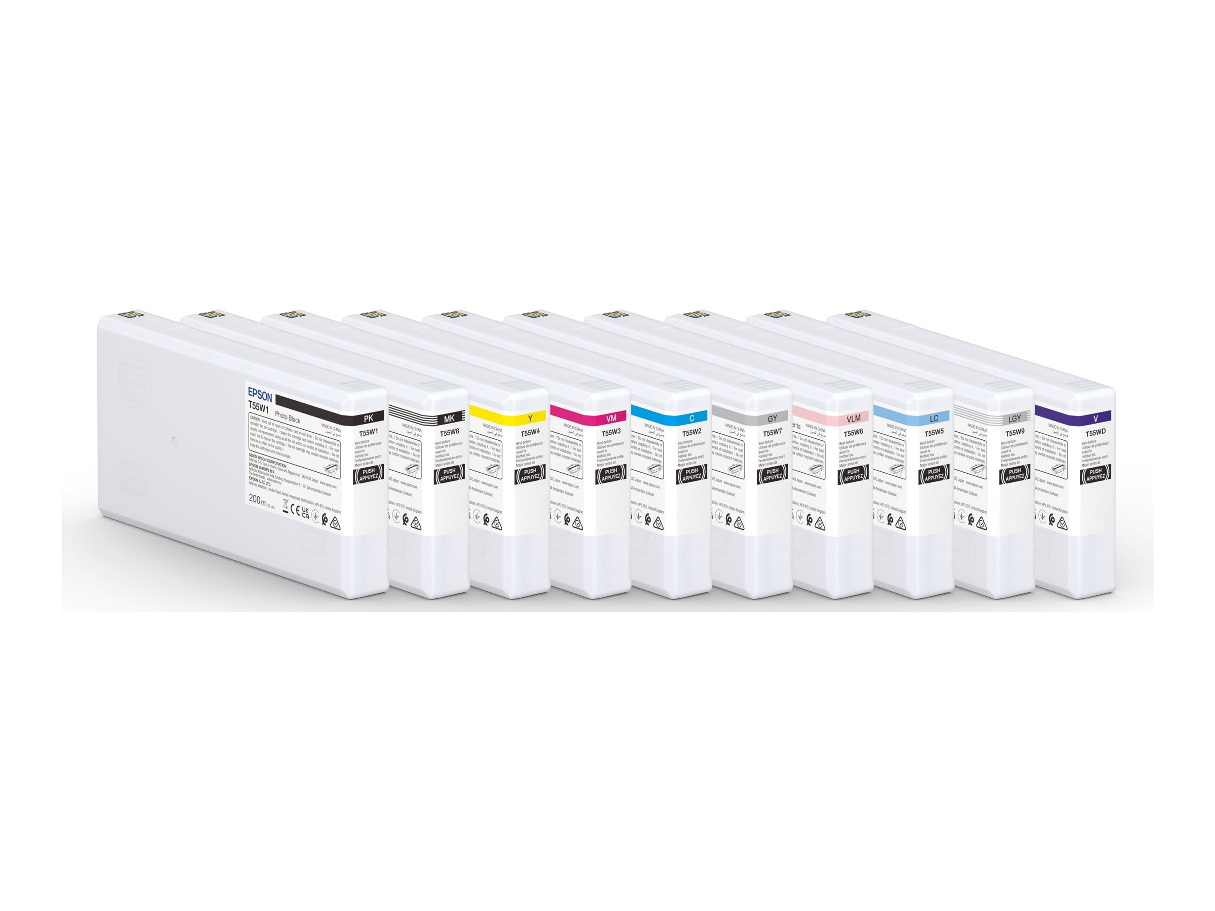 EPSON T55W5 Light Cyan Ink Cartridge Vorderansicht