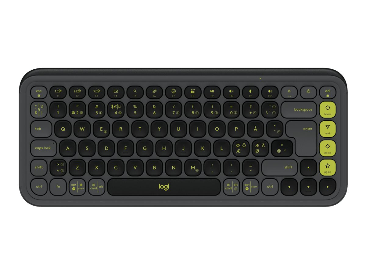 LOGITECH POP ICON KEYS - GRAPHITE - PAN Vorderansicht