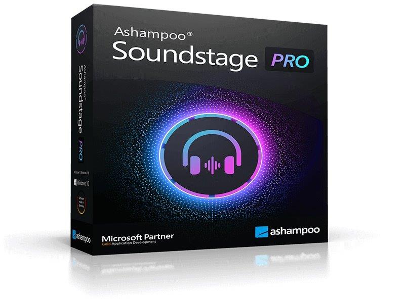 ASHAMPOO Soundstage Pro Software Vorderansicht