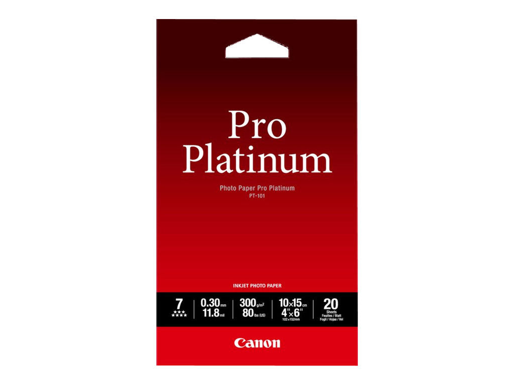 CANON PT-101 pro platinum Foto Papier Vorderansicht