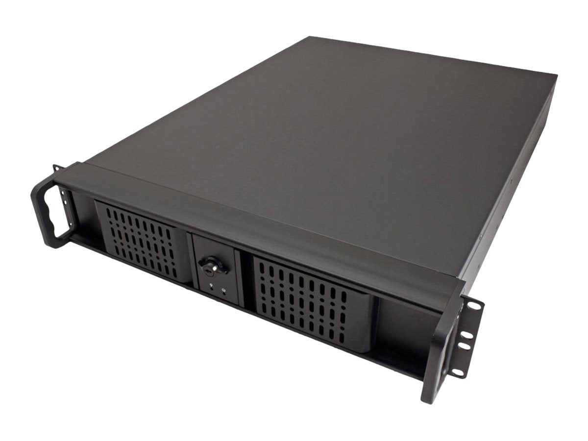 VALUE 48,26cm 19Zoll Servergehäuse 2HE lang schwarz - Innenansicht