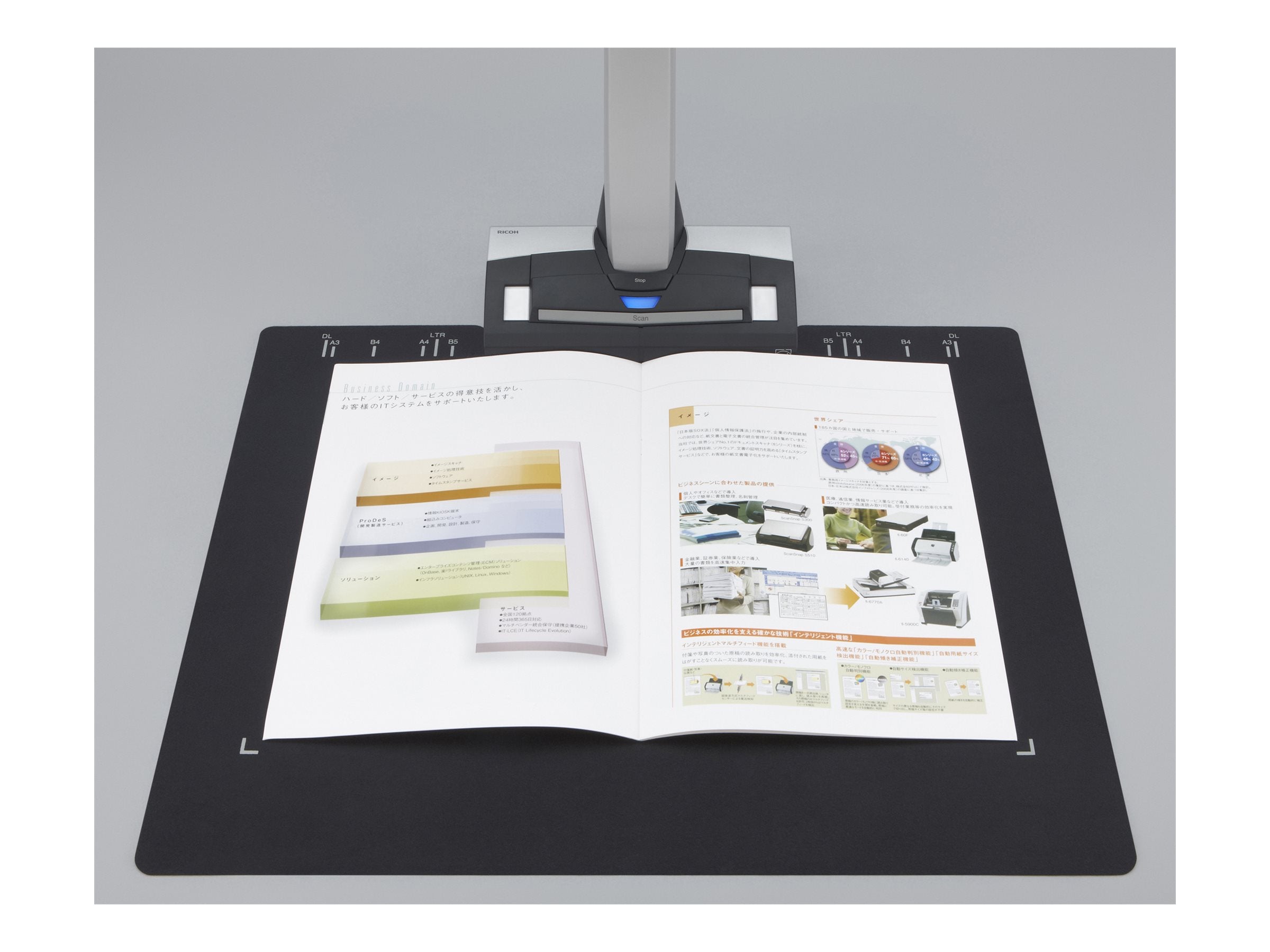 RICOH SV600 Scanner A3 Overhead - Detailansicht