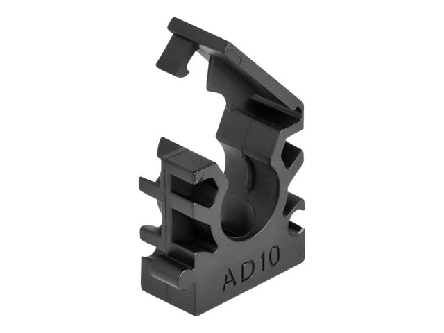 DELOCK Kabelschlauchhalter mit Verschlussclip 10mm Vorderansicht