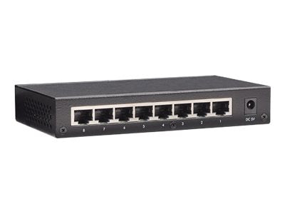 INTELLINET 8-Port Fast Ethernet Switch Vorderansicht