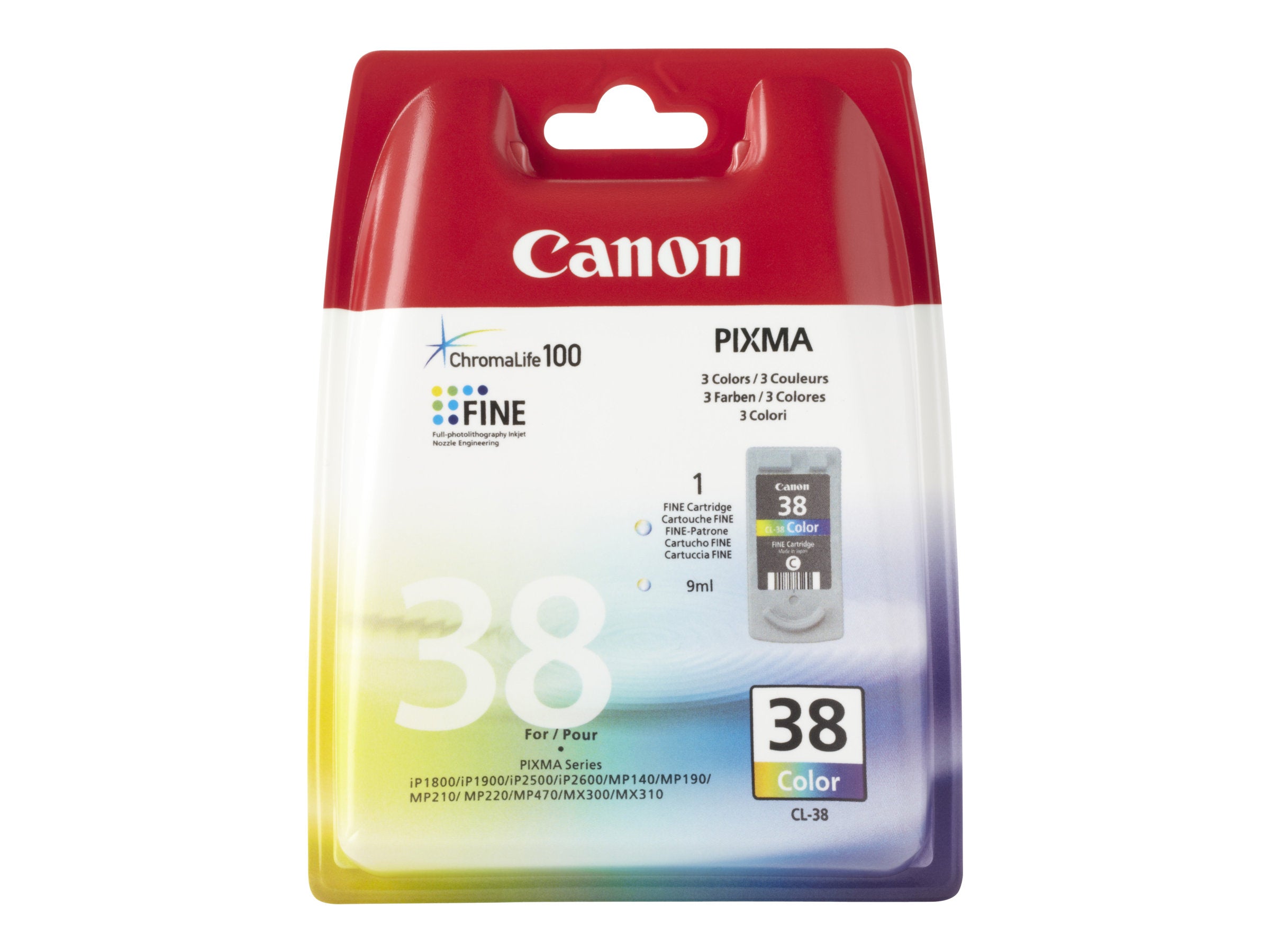 CANON CL-38 Tinte farbig Verpackung