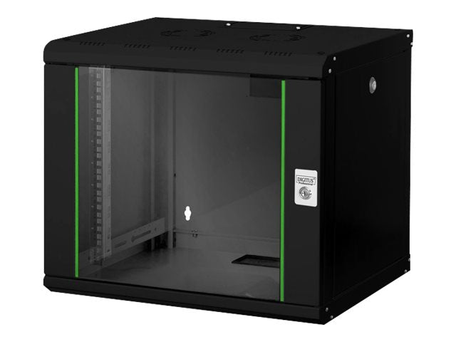DIGITUS 48,3cm 19Zoll Wandschrank 9HE schwarz Seitenansicht