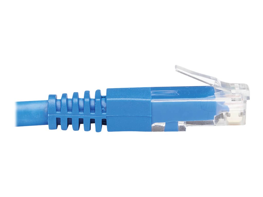 EATON TRIPPLITE Right-Angle Cat6 Gigabit Molded UTP Ethernet Cable RJ45 Right-Angle M to RJ45m Blue 15 ft. 4