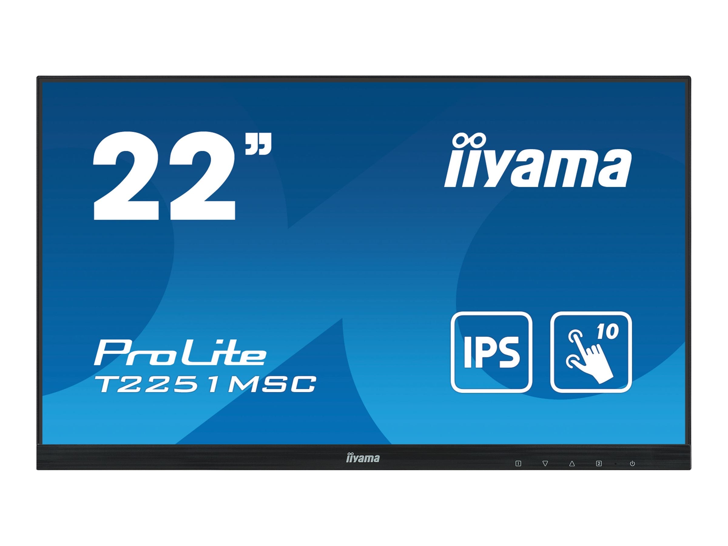 IIYAMA T2251MSC-B1 Monitor Vorderansicht