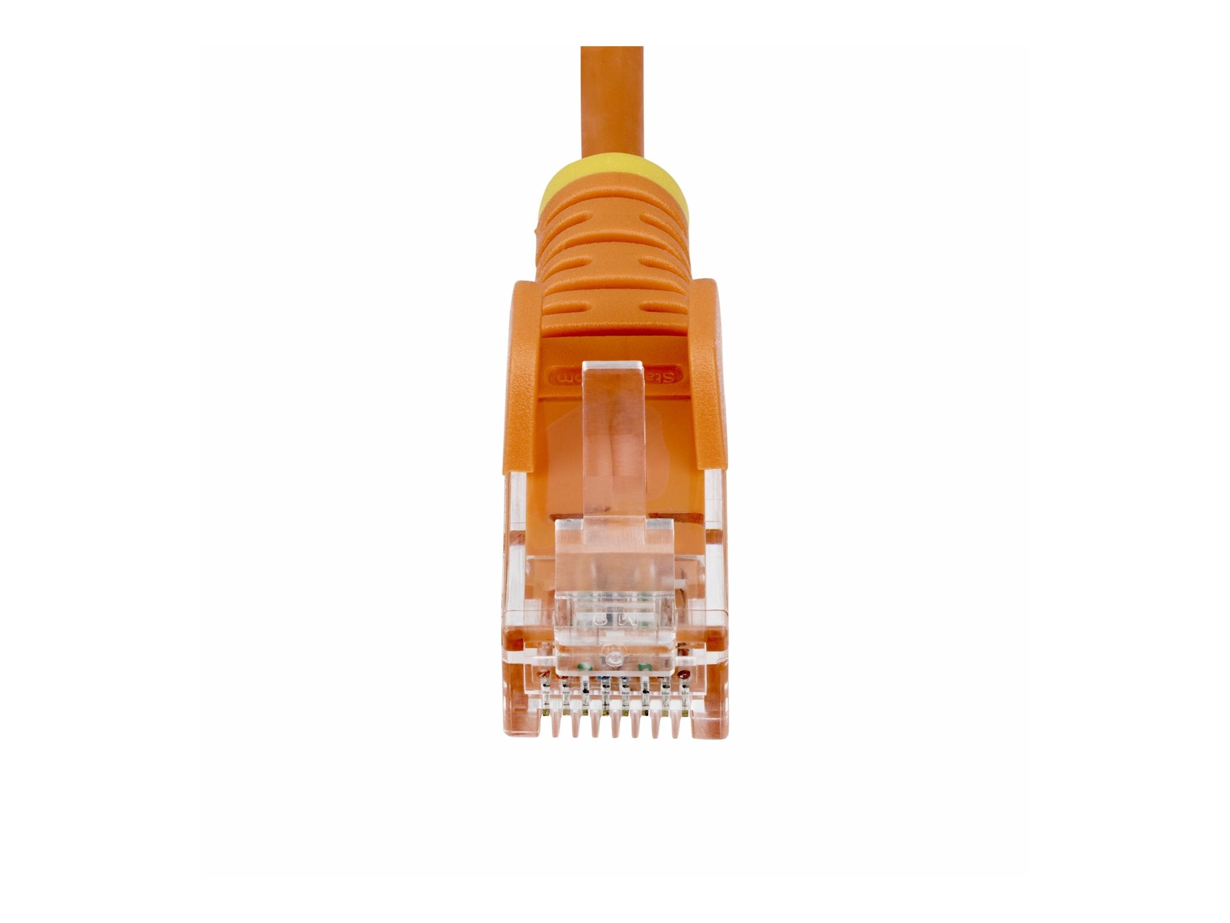 STARTECH.COM 1m Orange Schlankes CAT6-Ethernet-Kabel Snagless RJ45 LSZH 28AWG Reines Kupfer Patchkabel/Netzwerkkabel