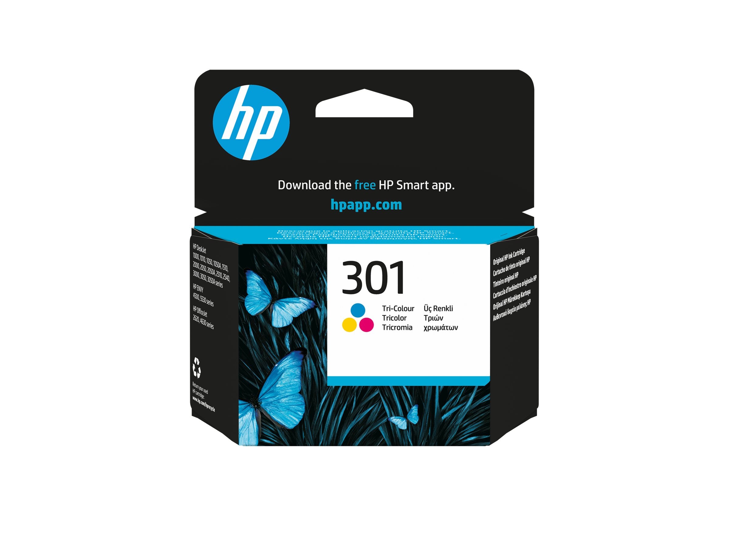 HP 301 original Tintenpatrone CH562EE UUS Vorderansicht