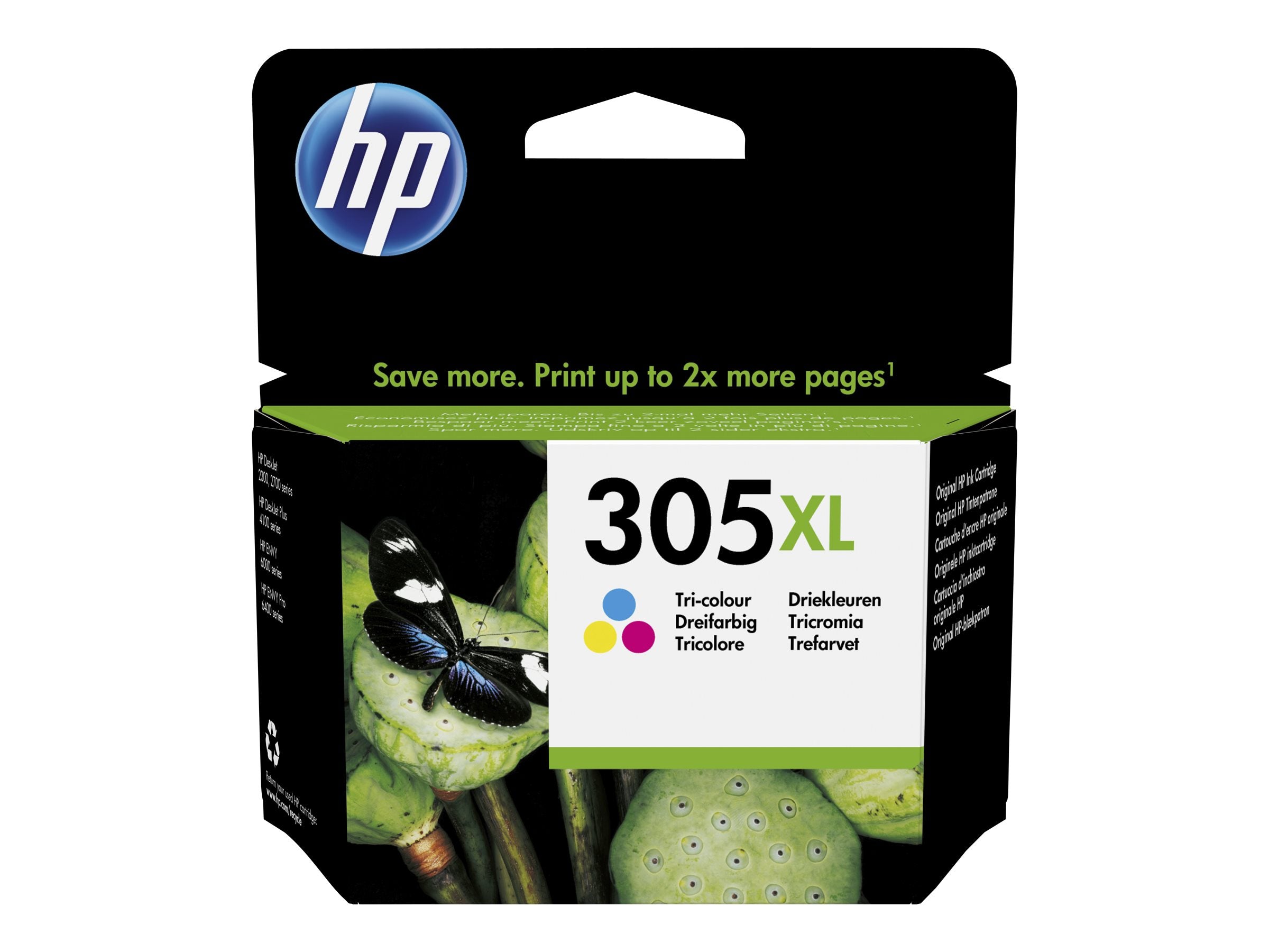 HP 305XL Tintenpatrone Vorderansicht