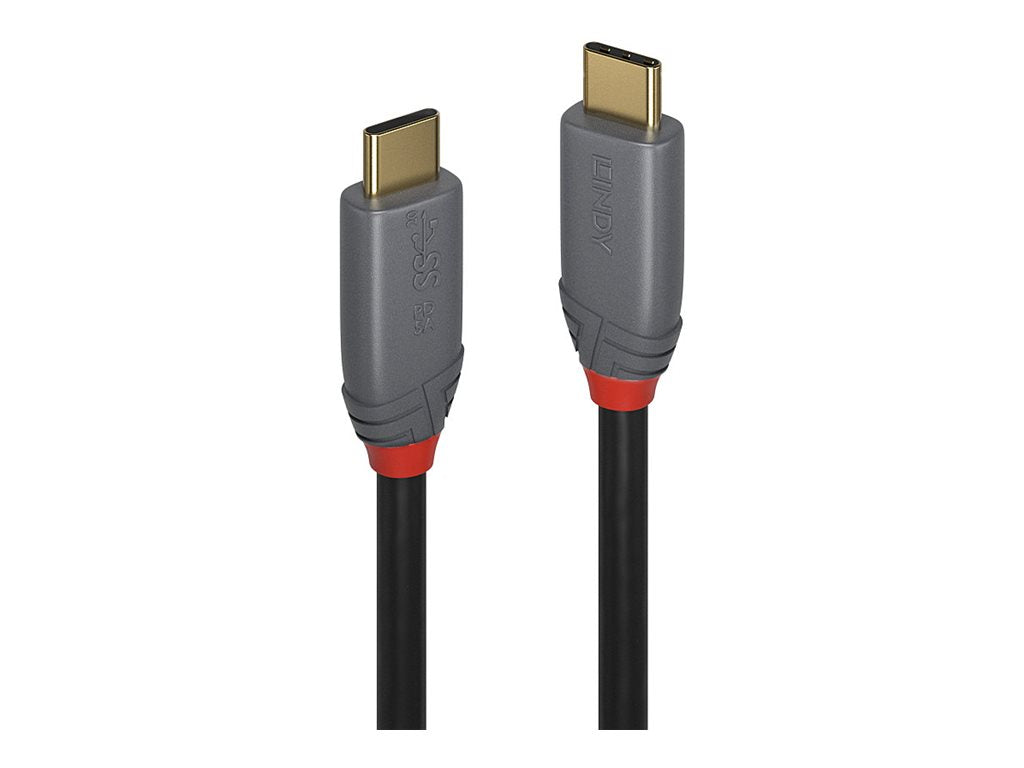 LINDY 1,5m USB 3.2 C Kabel 5A PD Anthra - Verpackung