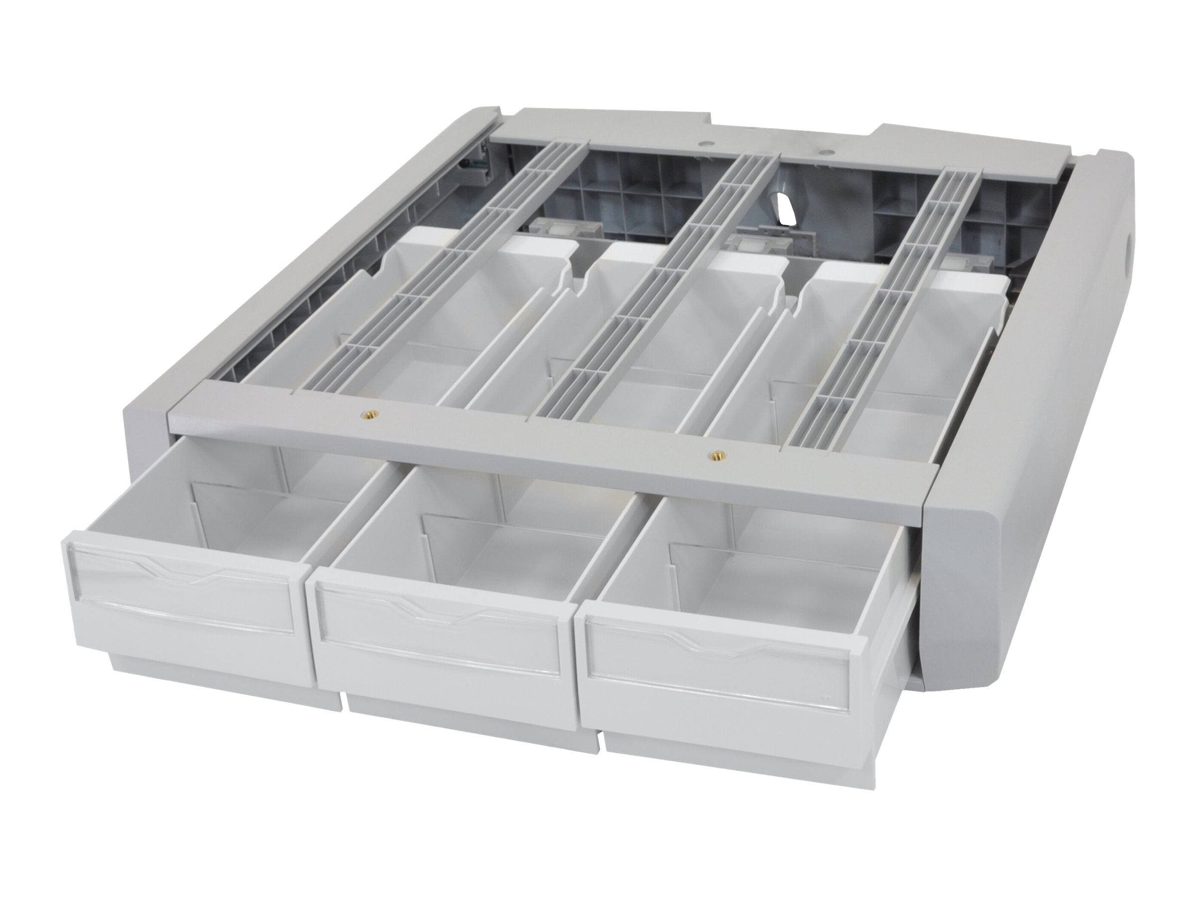 Verpackung des ERGOTRON STYLEVIEW SUPPLEMENTAL TRIPLE STORAGE DRAWER