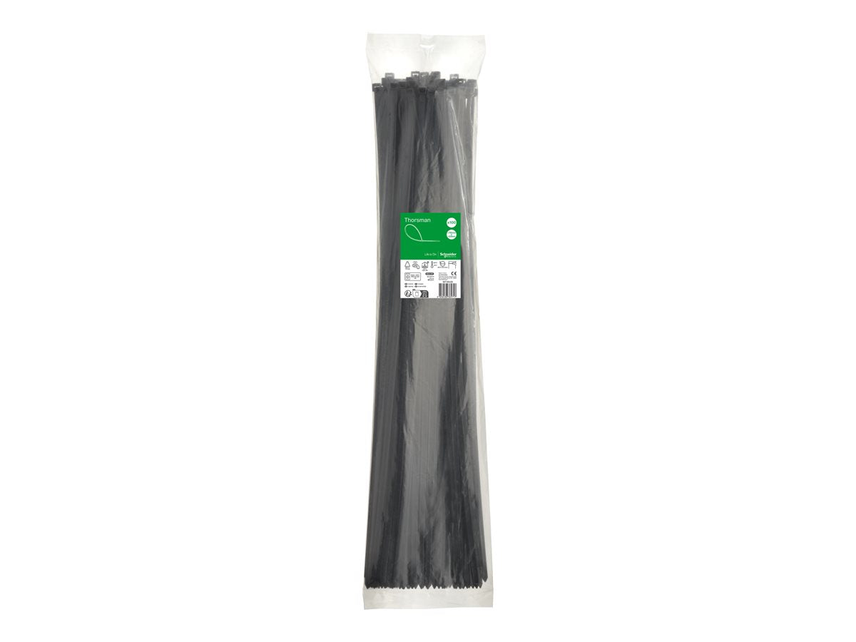 APC KABELBINDER 780X8 VE 100 FARBE SCHWARZ - Vorderansicht