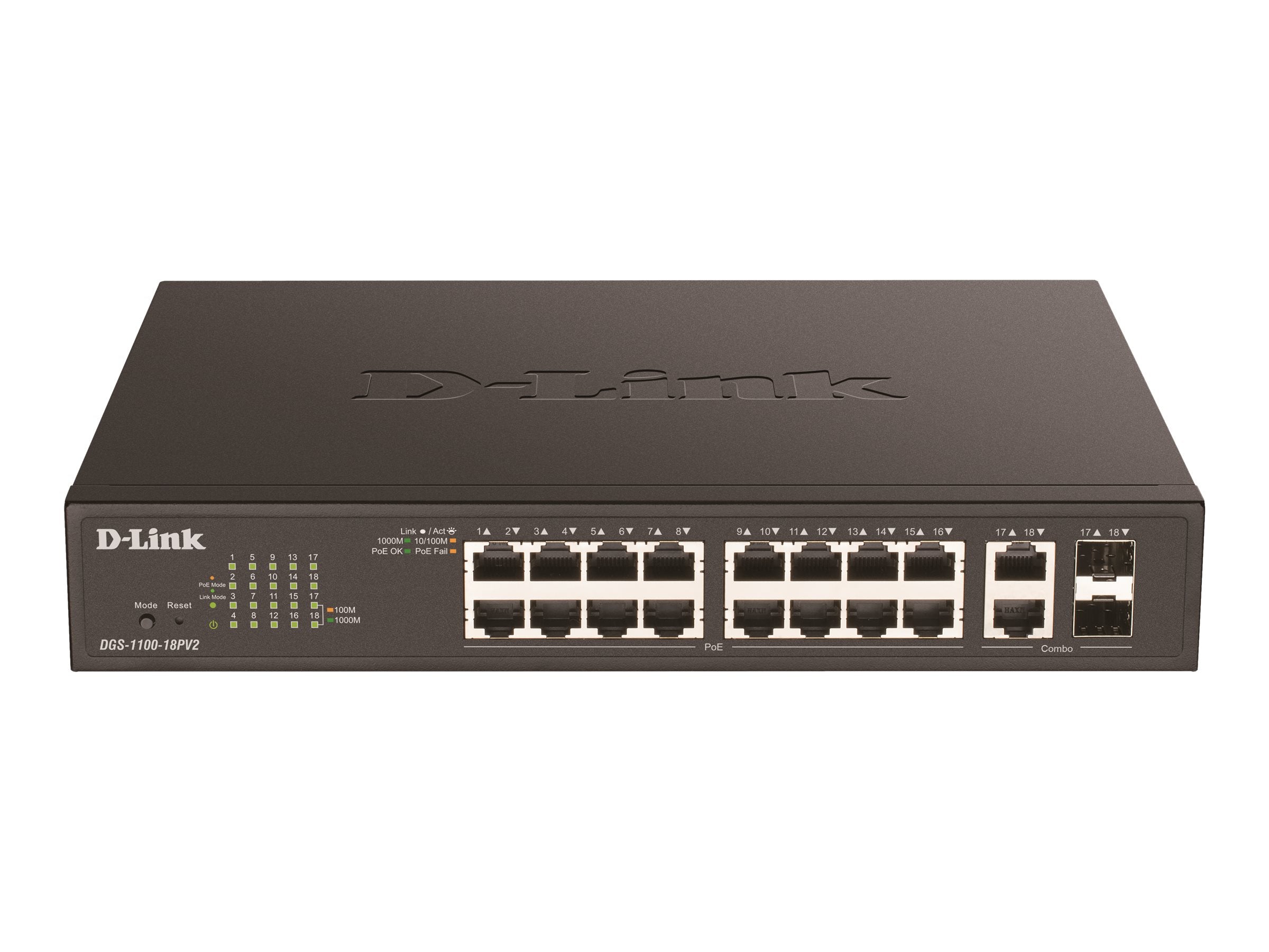 D-LINK DGS-1100-18PV2 Vorderansicht