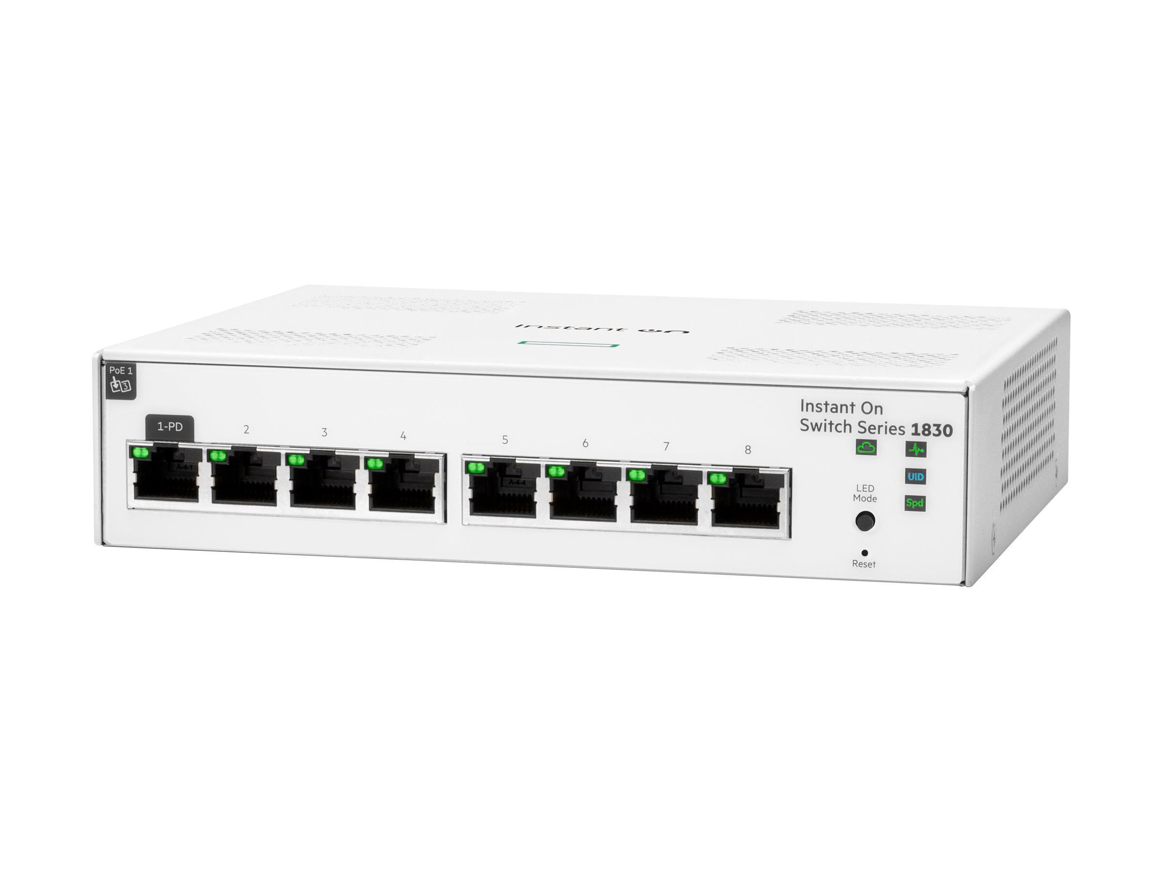 ARUBA HPE Networking Instant On Switch 8p Gigabit Detailansicht
