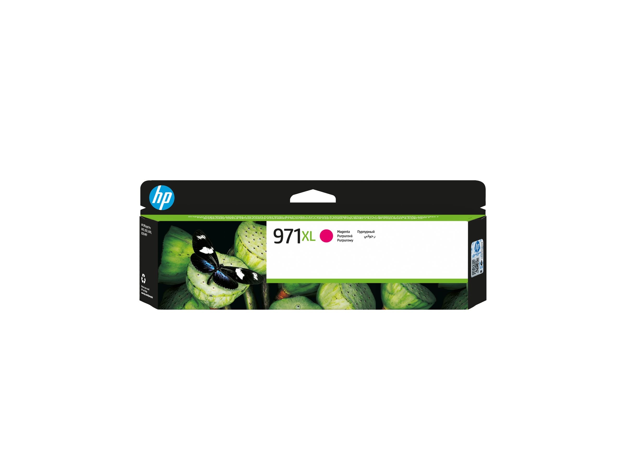HP 971XL original Ink cartridge CN627A magenta Vorderansicht