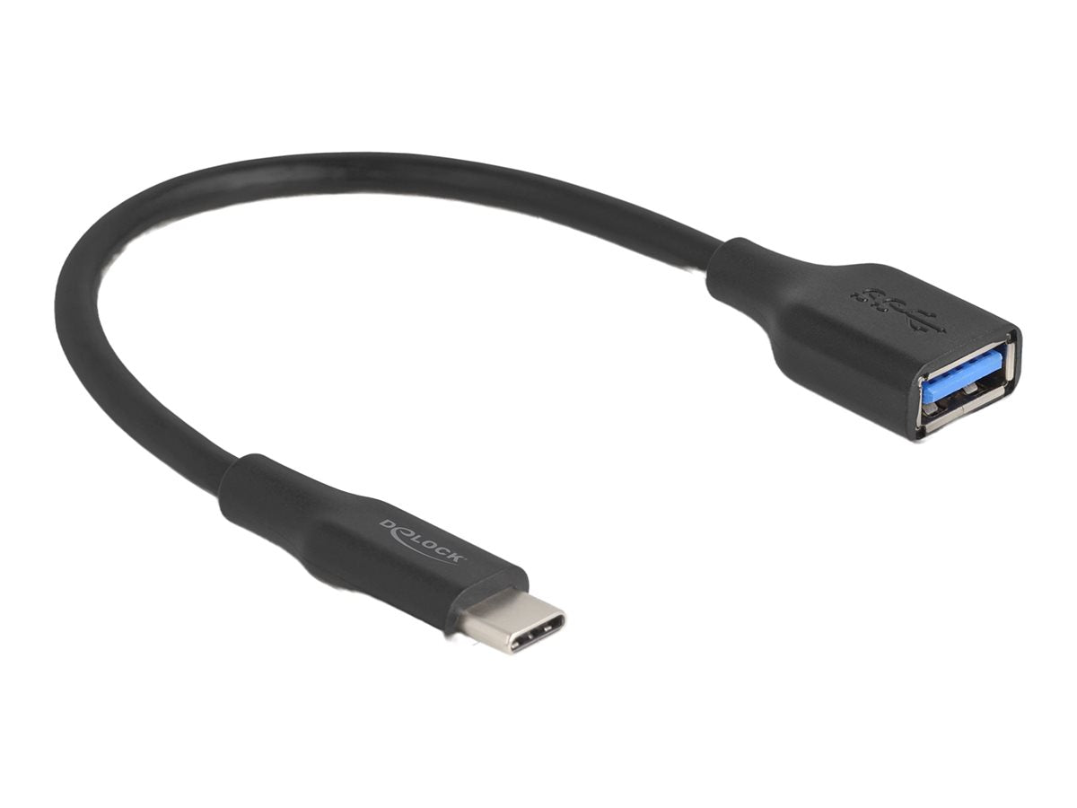 DELOCK USB 10 Gbps Adapter USB Type-C Stecker zu Typ-A Buchse - Vorderansicht