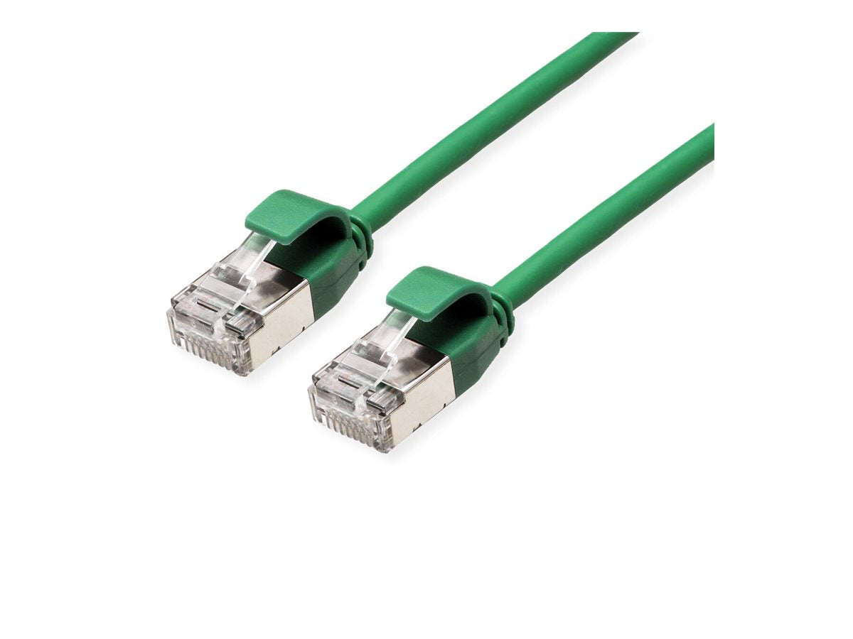 ROLINE U/FTP DataCenter Patchkabel Kat 6A Class EA LSOH slim grün 5m - Verpackung