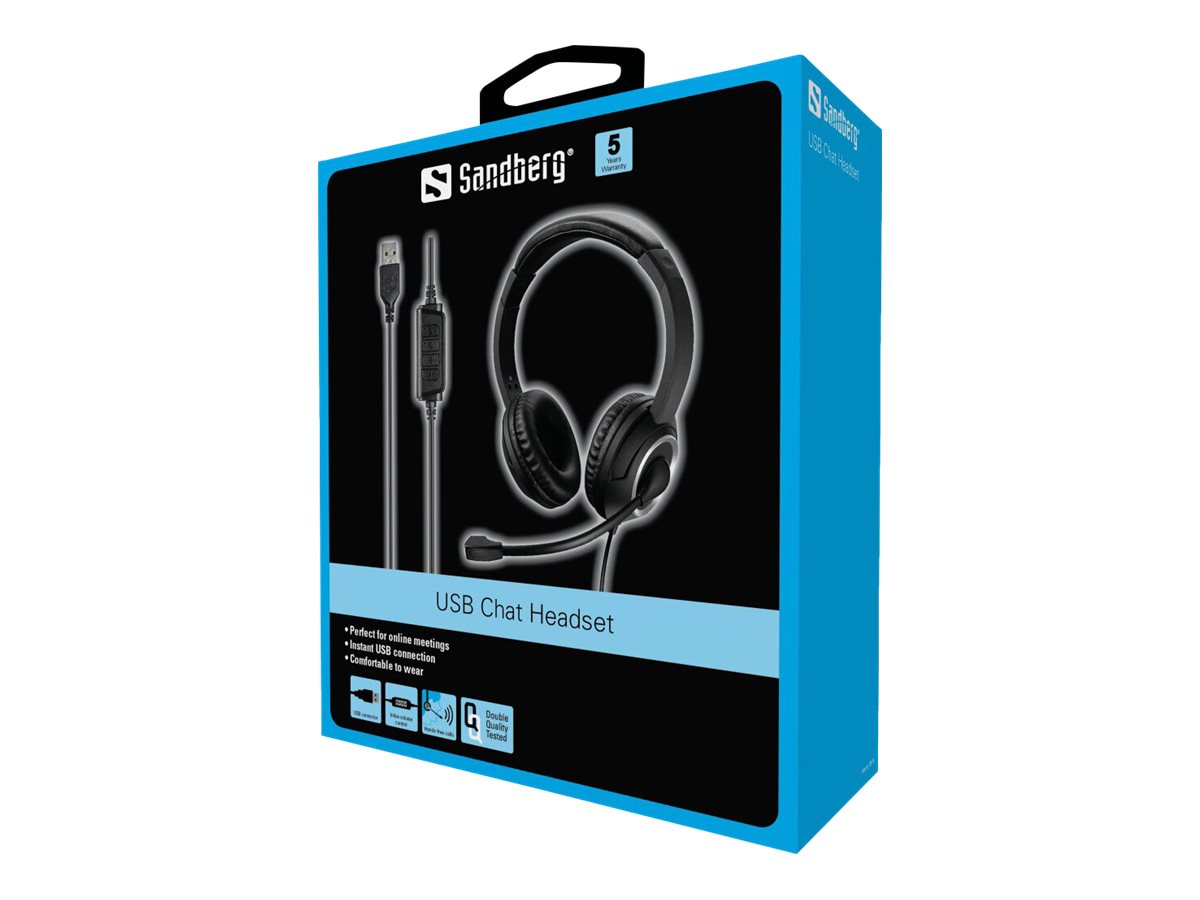 SANDBERG USB Chat Headset Seitenansicht