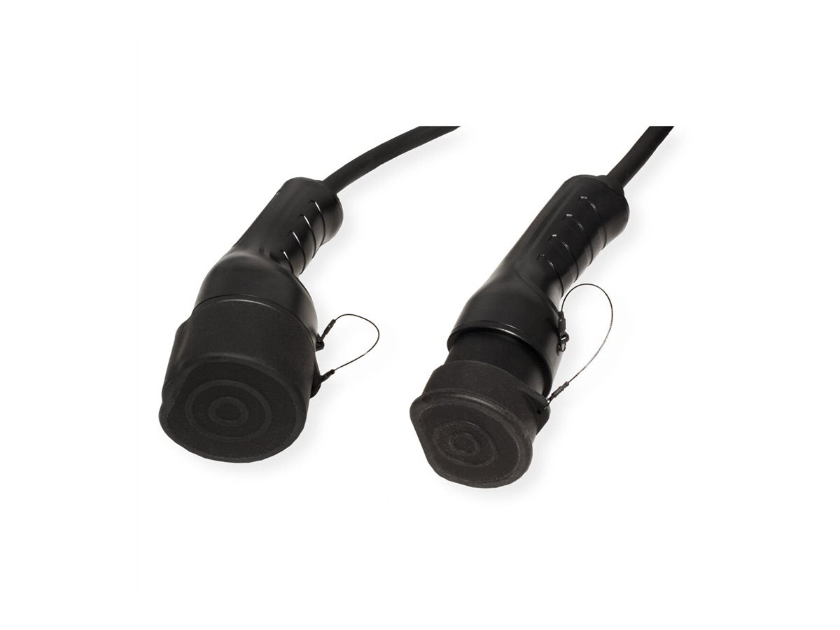 ROLINE E-Auto Ladekabel Typ2 1-phasig 250VAC 1P+N+E 32 A 7