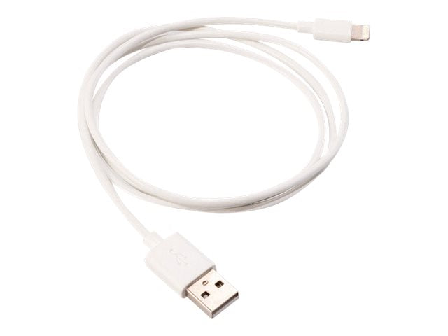 PARAT MFI-zertifiziertes USB-Kabel USB-A auf Lightning Connector 1,0m - Vorderansicht
