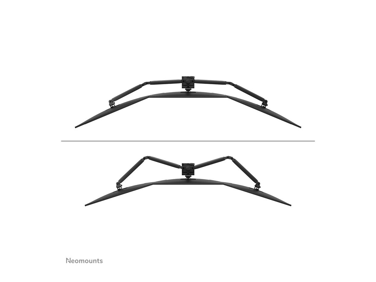 NEOMOUNTS NERO Triple Flat Screen Desk Mount Detailansicht