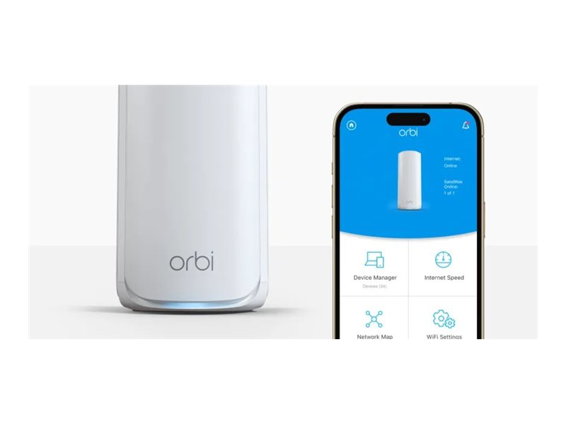 NETGEAR Orbi 7 TB WIFI 7 3PK BNDL RBE773 Vorderansicht