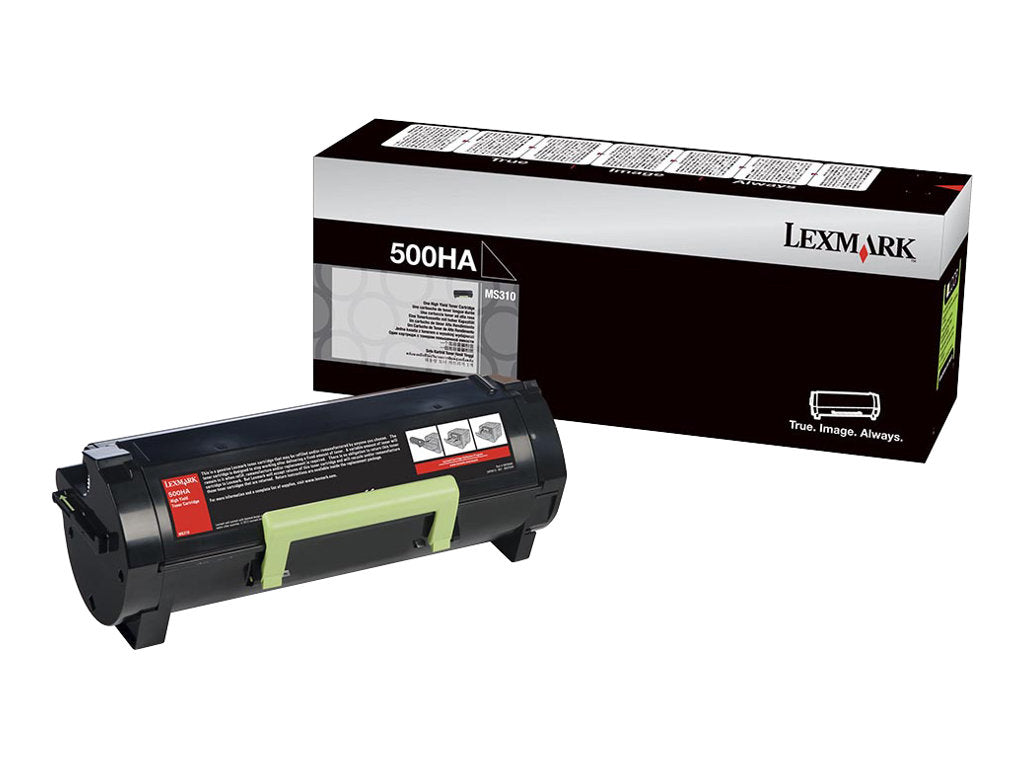 LEXMARK 500HA Toner schwarz Vorderansicht