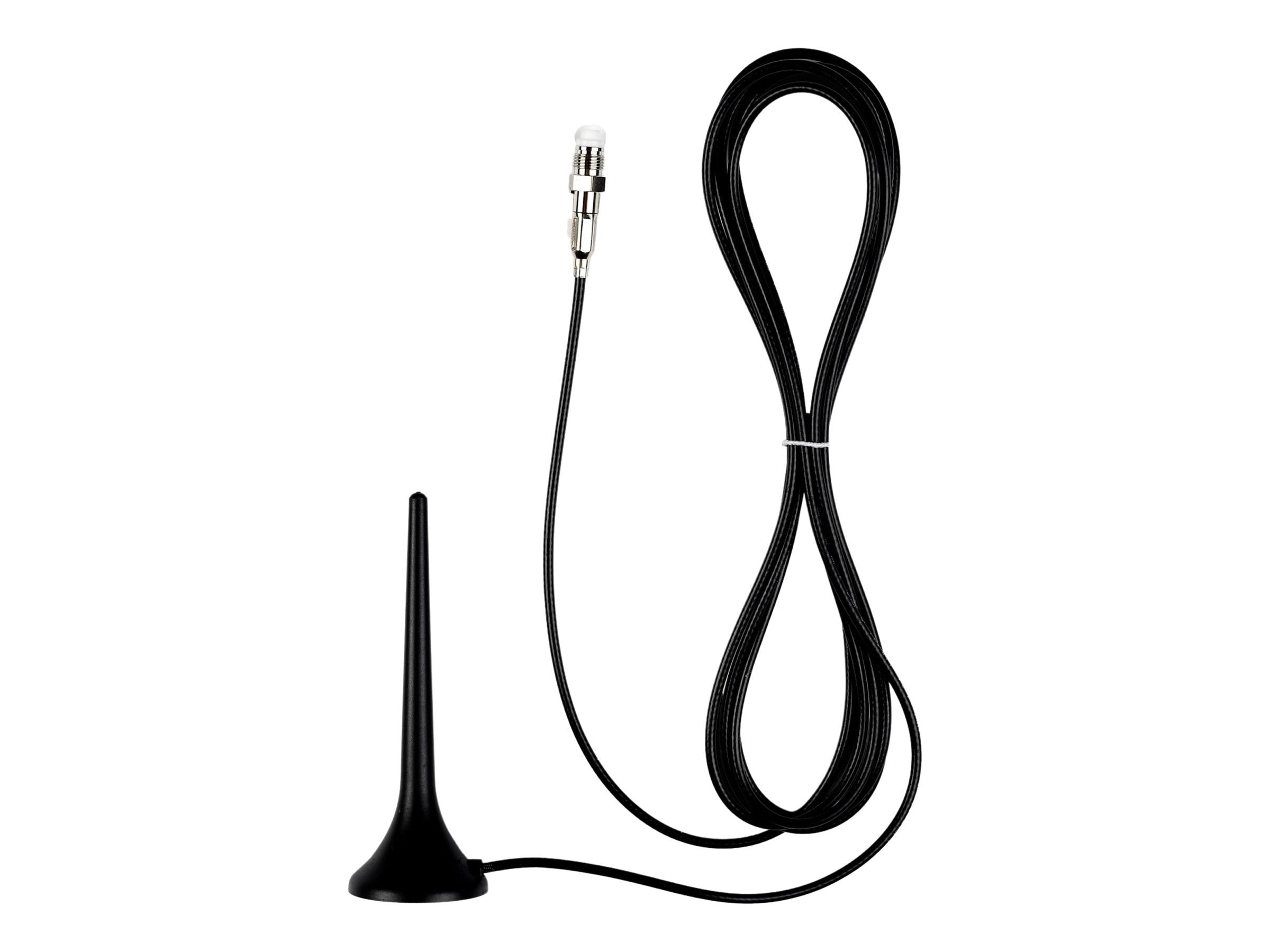Vorderansicht der PUC ATTB Magnetantenne 5G ISM 868 GSM 900/1800 UMTS 245 m RG 174 FME f