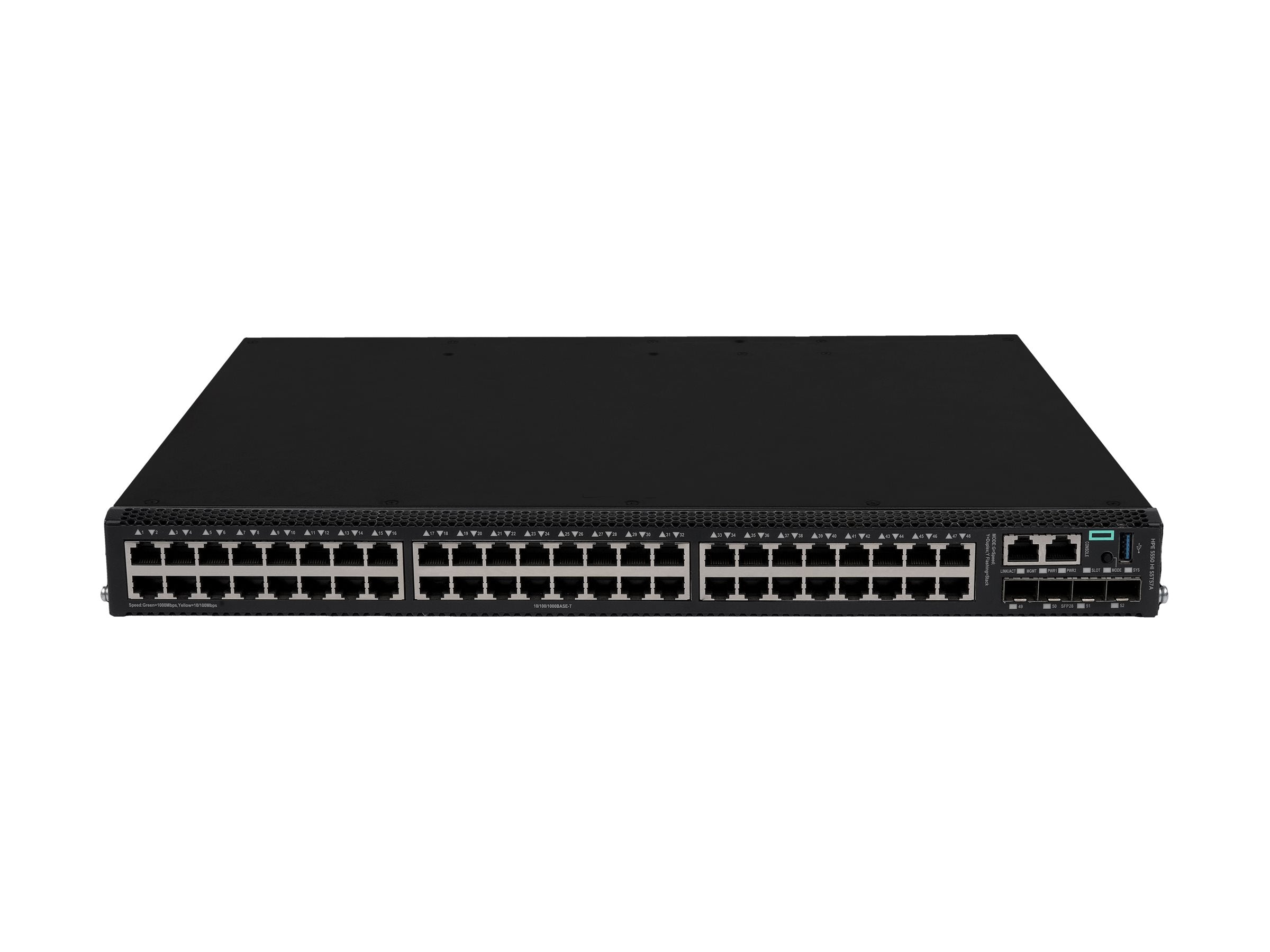 HPE Aruba 5550HI Switch 48x 10M/100M/1G Port 4x SFP28 10G/25G Port 1-slot