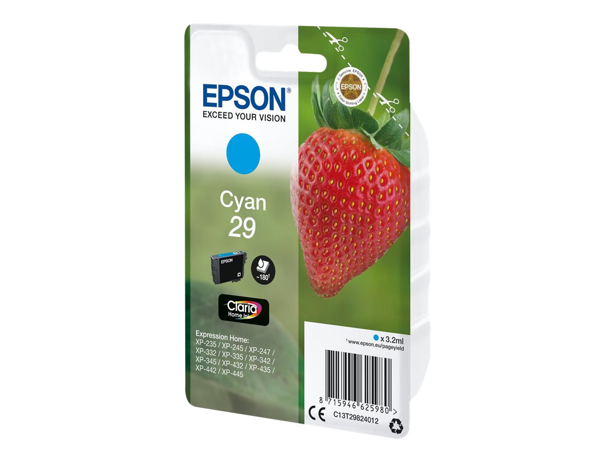 EPSON 1LB Singlepack Cyan 29 Claria Home Ink - Detailansicht