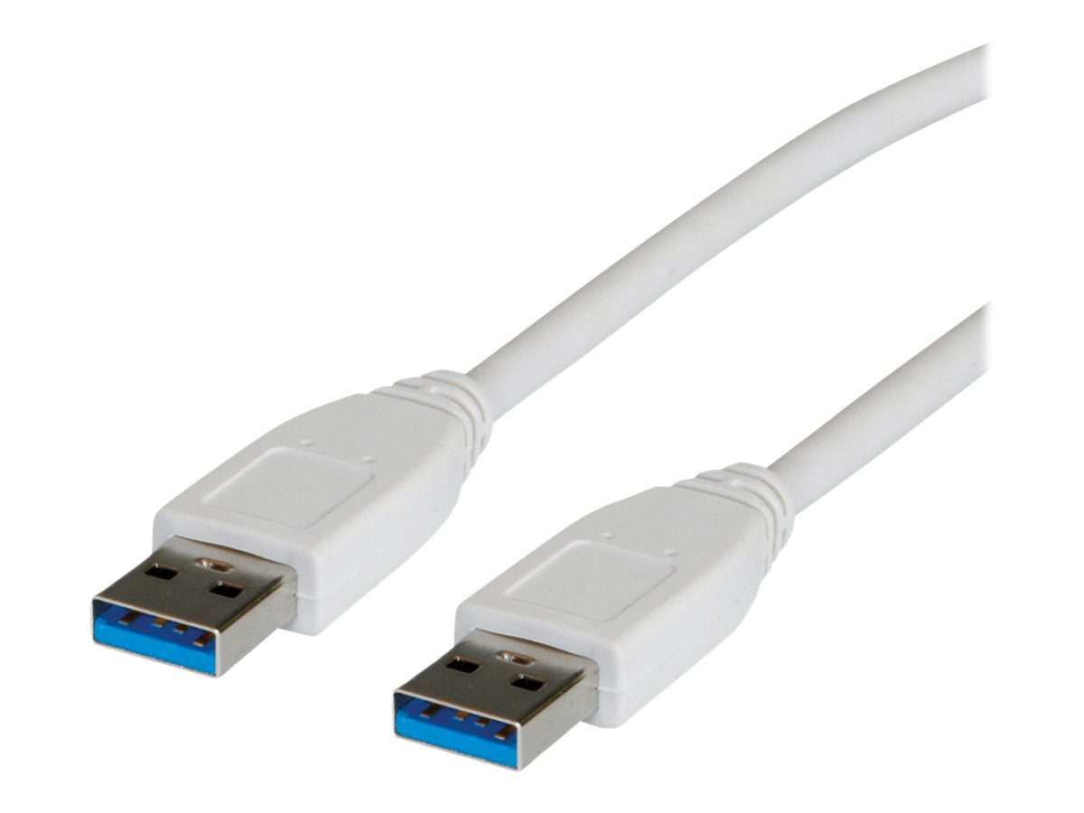 VALUE USB 3.2 Gen 1 Kabel Typ A-A weiss 1,8m Verpackung