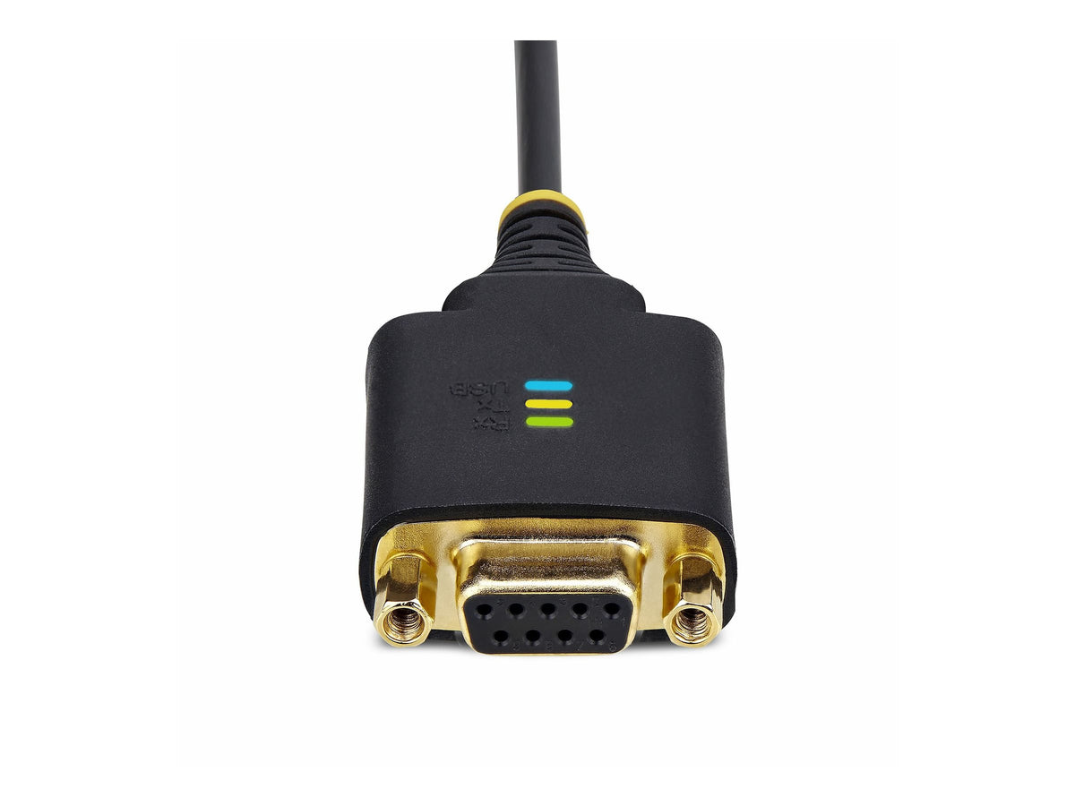 STARTECH.COM 30cm USB Null Modem Kabel USB Seriell Adapter COM Retention