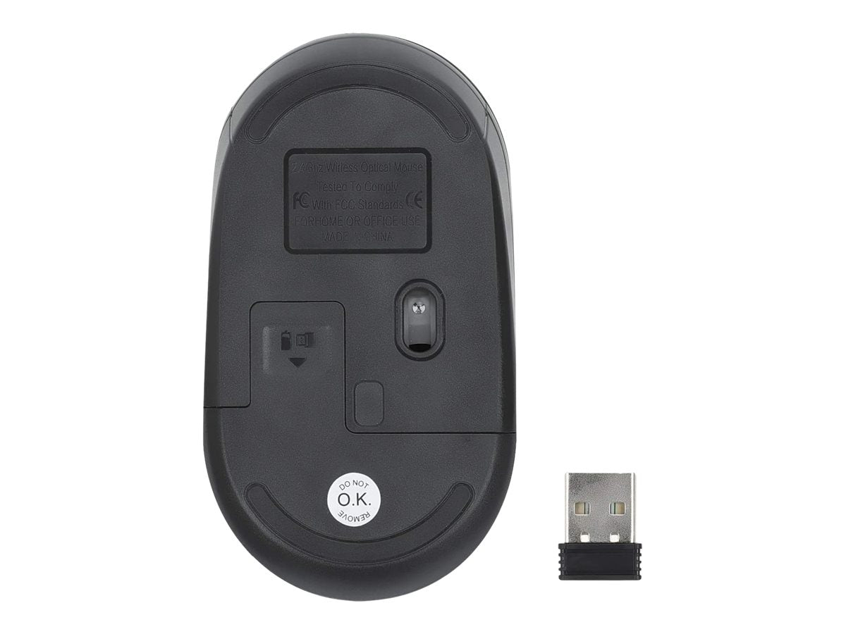 Vorderansicht der MANHATTAN Performance III Optischen Wireless Maus