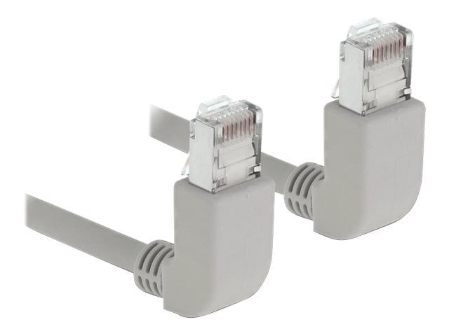 DELOCK Netzwerkkabel RJ45 Cat.6A S/FTP oben/oben gewinkelt 1m - Verpackung