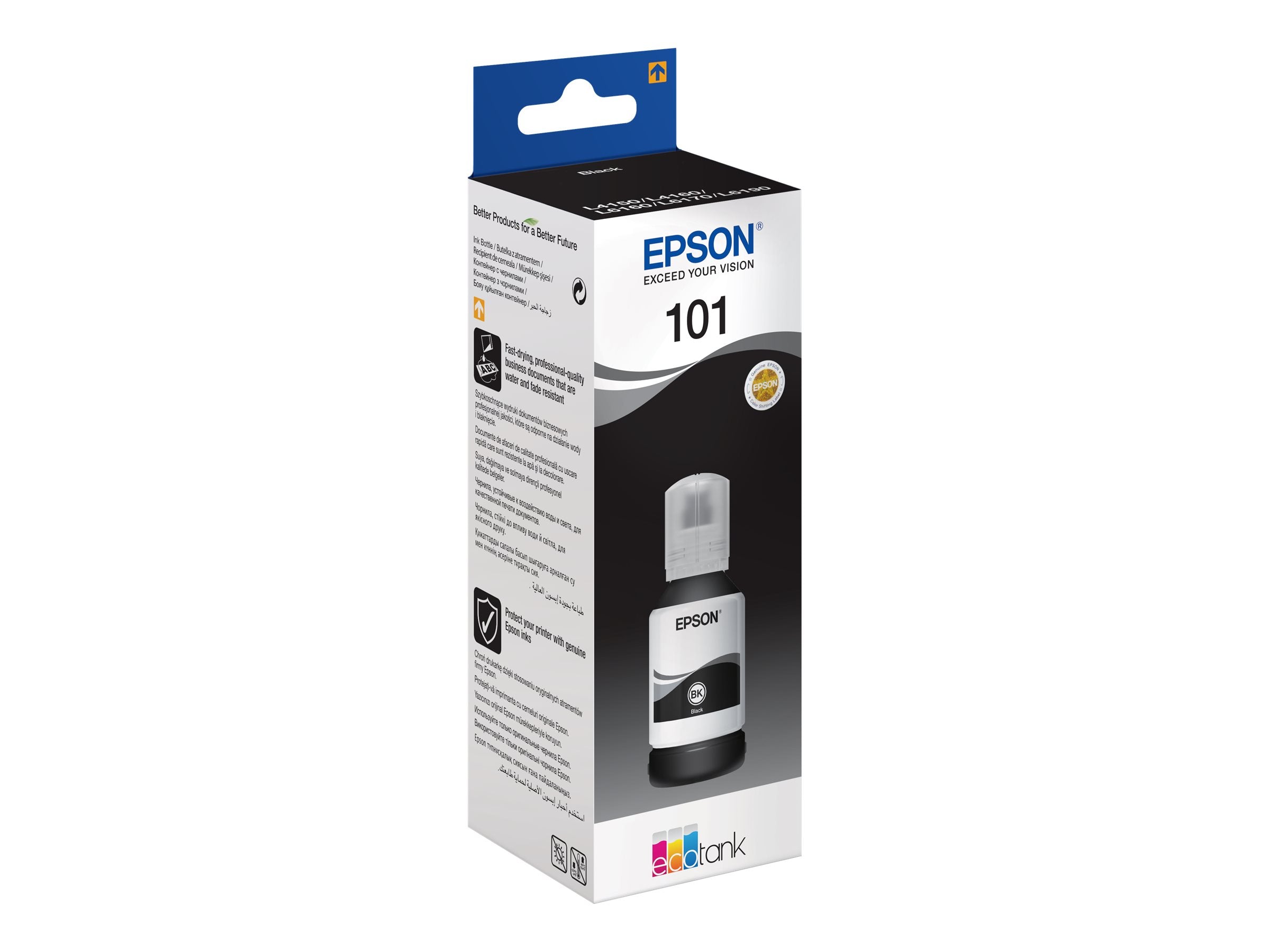 EPSON 4LB EcoTank Black ink bottle Vorderansicht
