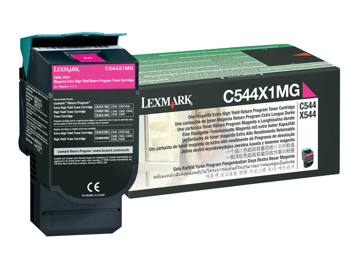 LEXMARK C54x, X54x Toner magenta Vorderansicht