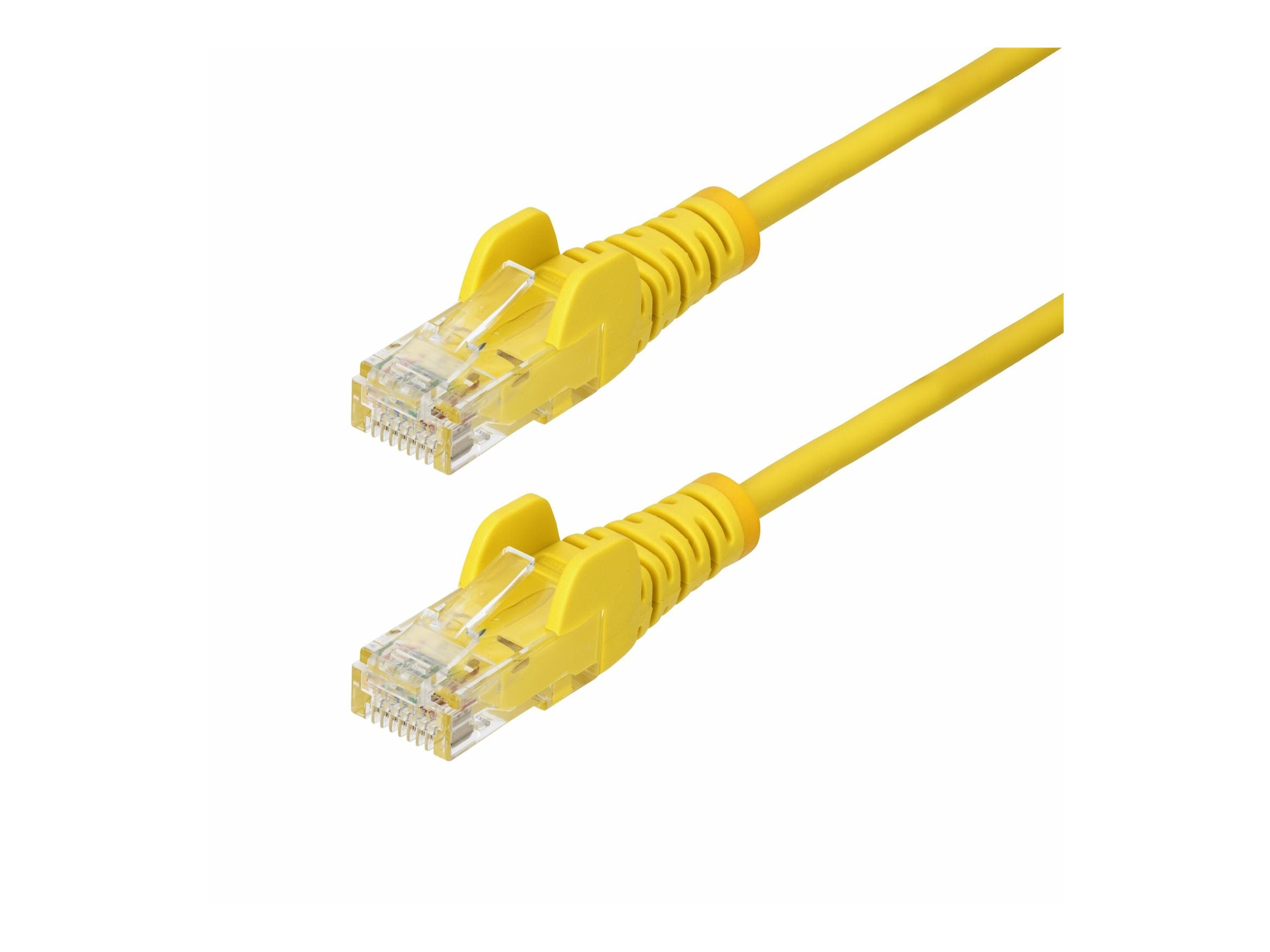 STARTECH.COM 2m Gelbes Schlankes CAT6-Ethernet-Kabel Snagless RJ45 LSZH 28AWG Reines Kupfer Patchkabel/Netzwerkkabel