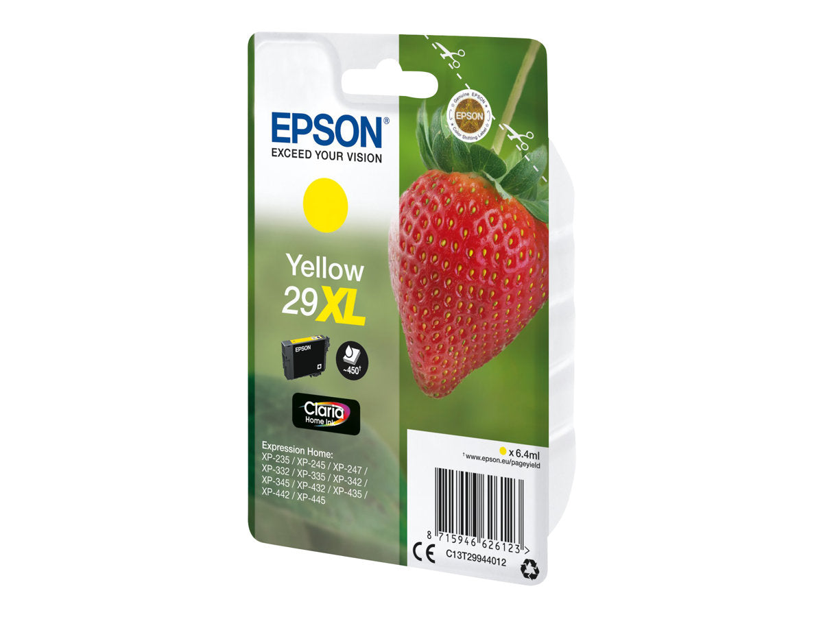 EPSON 4LB Singlepack Yellow 29XL Claria Home Ink Verpackung