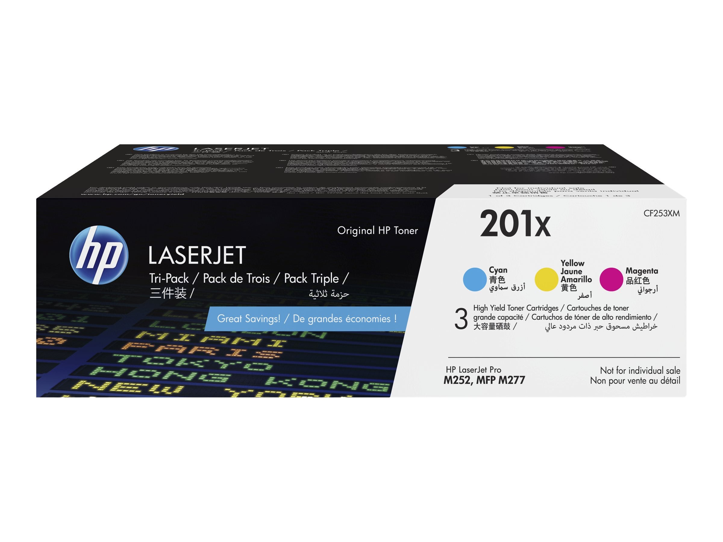HP 201X Tonerkartusche Vorderansicht