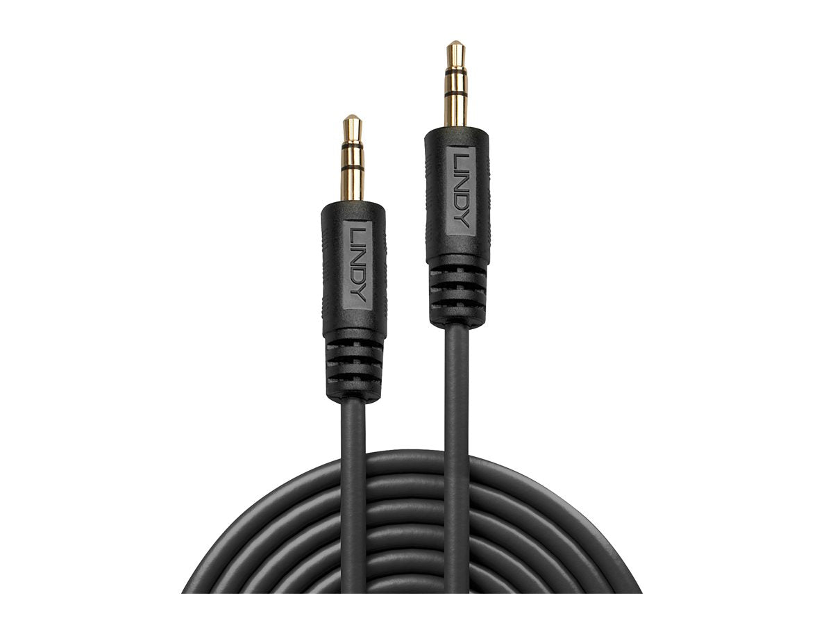 LINDY Premium Audiokabel 3,5mm Klinkenstecker 5m - Vorderansicht