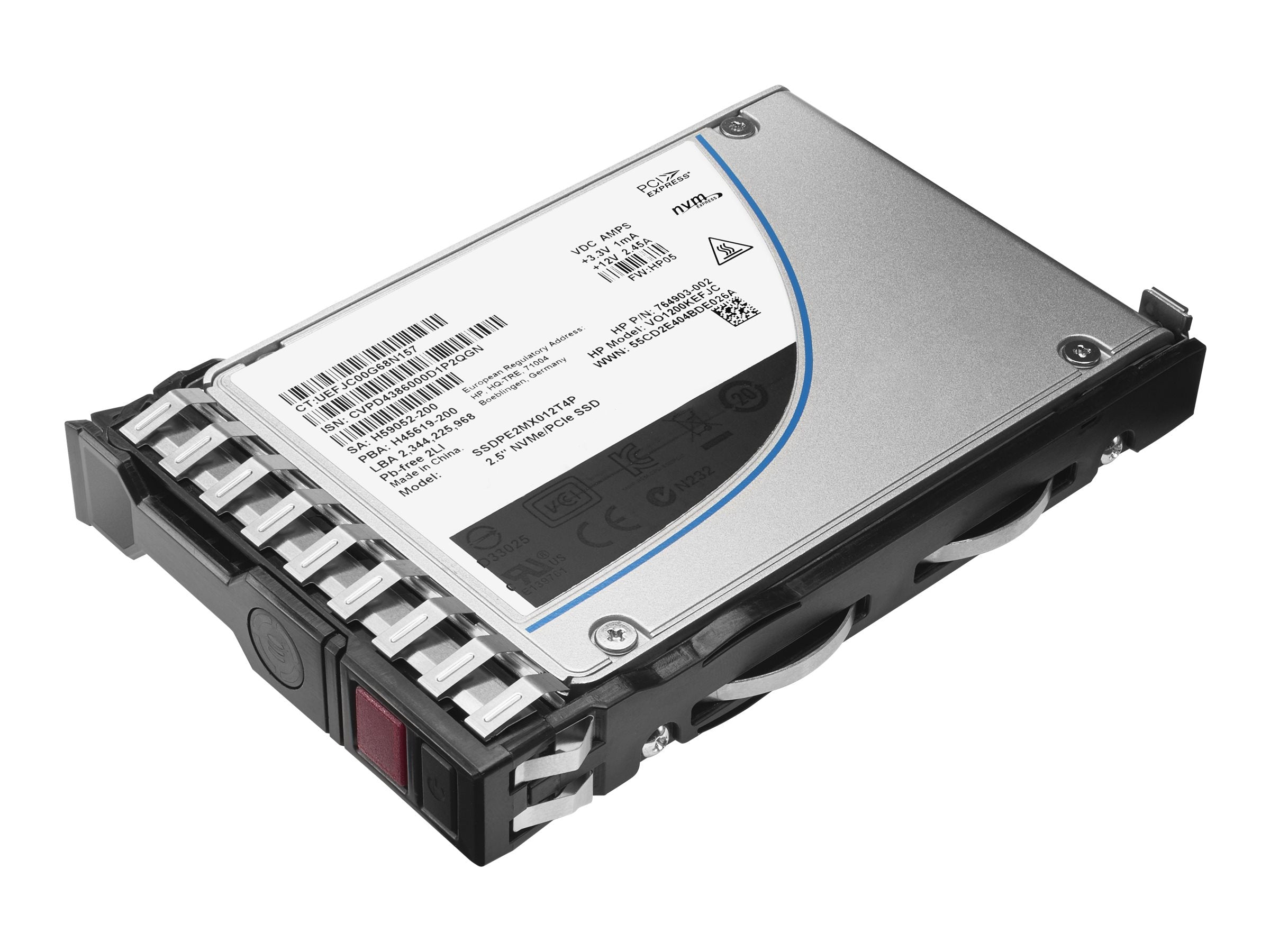 HPE 6.4TB NVMe Gen4 High Performance Mixed Use SFF BC U.3 CM7 SSD