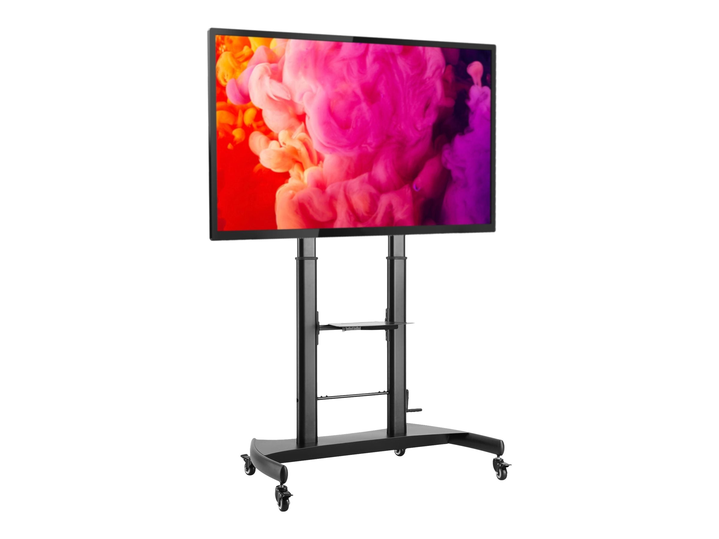 TECHLY TV Trolley mit TV montiert