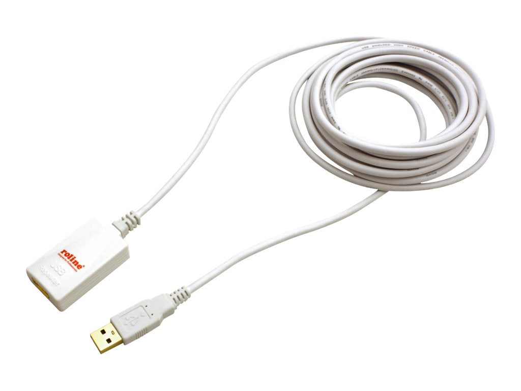 ROLINE USB 2.0 Verlängerung weiss 5m - Verpackung