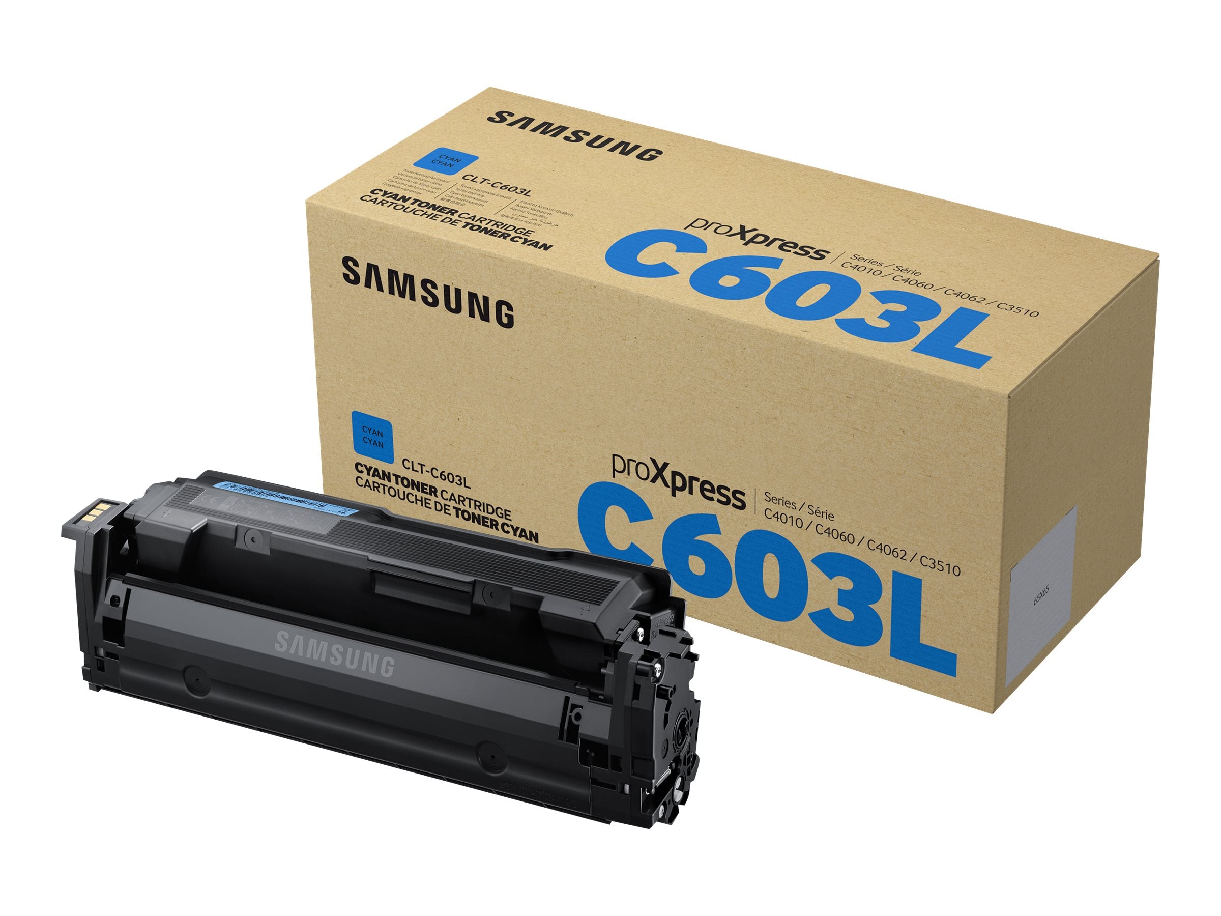 SAMSUNG CLT-C603L High Yield Cyan Toner Cartridge Vorderansicht