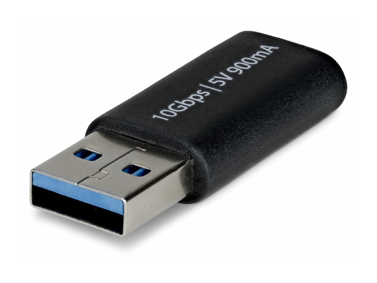 STARTECH.COM USB-A zu USB-C Adapter USB-A Stecker zu USB-C Buchse Konverter USB 10Gbps 5V 900mA