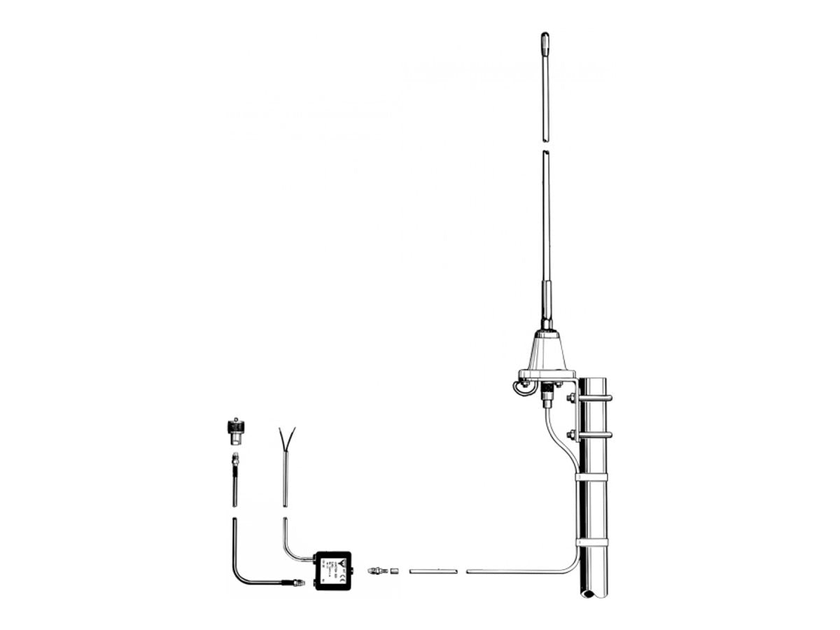 PROCOM BCL 1-KA HF-Antennen Aktive Empfangsantenne Vorderansicht